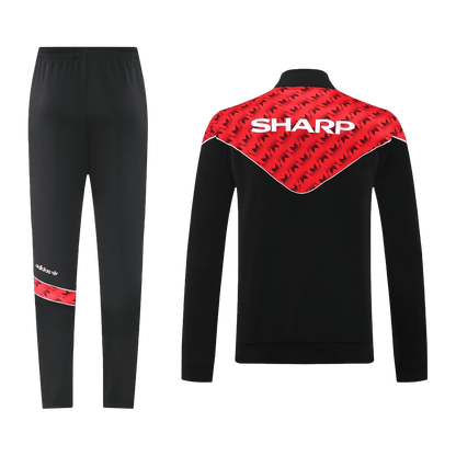 Manchester United Treino Jaqueta Conjunto (Jaqueta + Calças) 2025/26 Vermelho&Preto