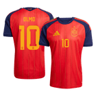 【Super Qualidade】OLMO #10 Spain
 Casa Futebol Camisa 2026 Vermelho