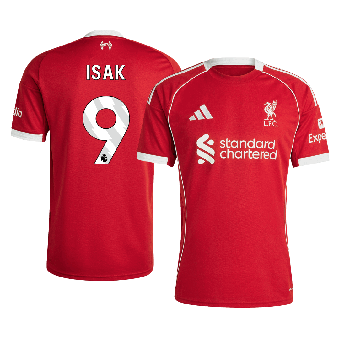 ISAK #9 Liverpool Casa Camisa 2025/26-Vermelho