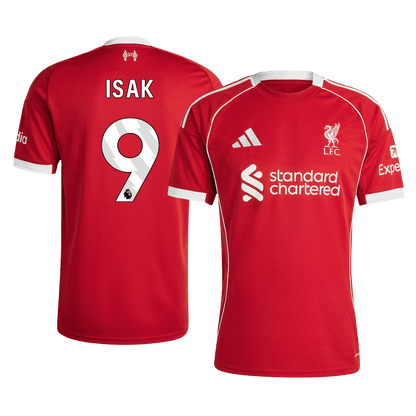 ISAK #9 Liverpool Casa Camisa 2025/26-Vermelho