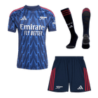 Arsenal 
 Fora Camisa Conjunto(Camisa+Calções+Meias) 2025/26 Azul