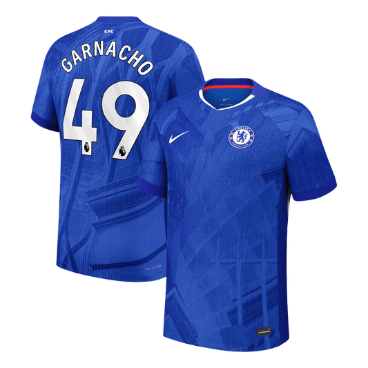 Autêntico GARNACHO #49 Chelsea Casa Futebol Camisas 2025/26 Azul