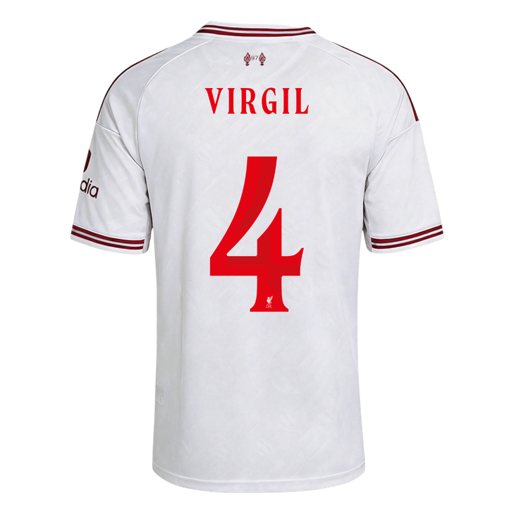 VIRGIL #4 Liverpool Fora Camisa 2026/27 Branco UCL