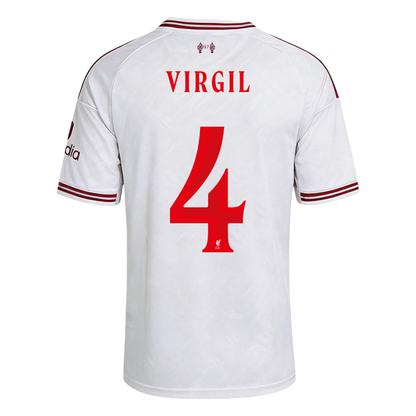 VIRGIL #4 Liverpool Fora Camisa 2026/27 Branco UCL