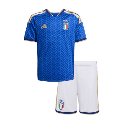 Italy Infantil 
 Casa Futebol Camisa Conjunto (Camisa+Shorts) 2025/26 Azul