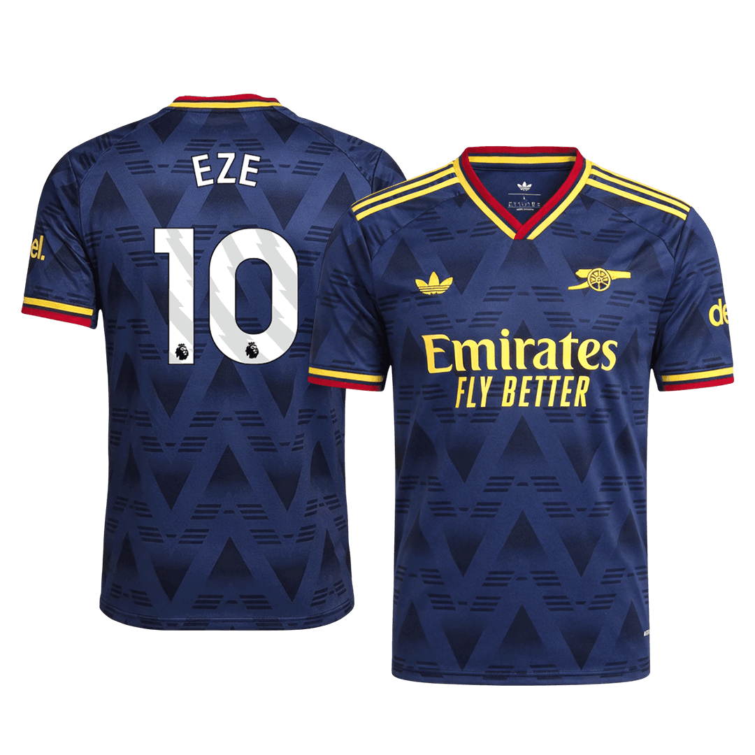 Versão do Jogador EZE #10 Arsenal Fora Futebol Camisas 2026/27 Marinha