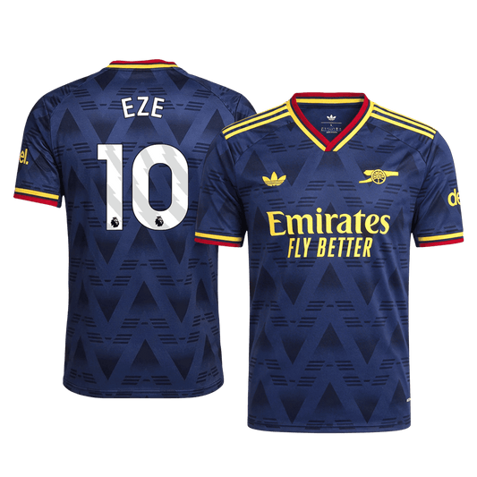 Versão do Jogador EZE #10 Arsenal Fora Futebol Camisas 2026/27 Marinha