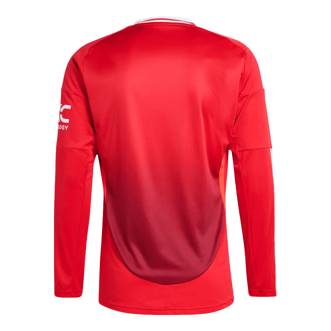 Manchester United Home Long Sleeve football shirt 2024/25