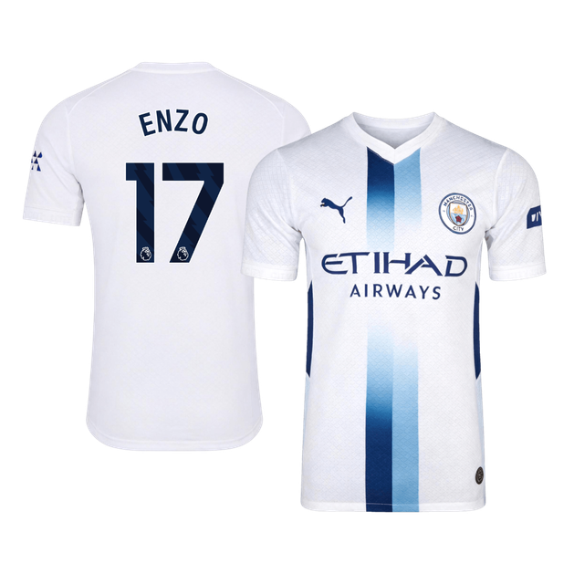 ENZO #17 Manchester City Terceira Camisa 2026/27 Branco