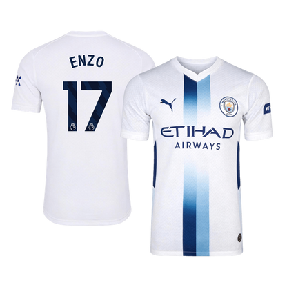 ENZO #17 Manchester City Terceira Camisa 2026/27 Branco
