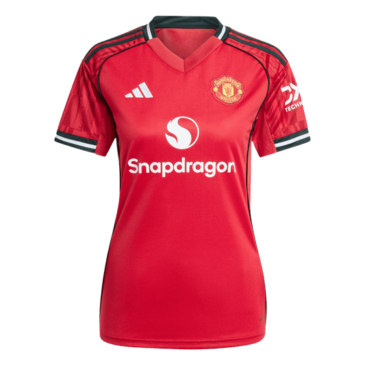 Mulheres Manchester United Camisa 2025/26-Vermelho