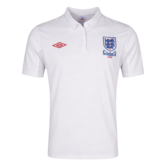 Retrô England Casa Camisa 2010 Branco
