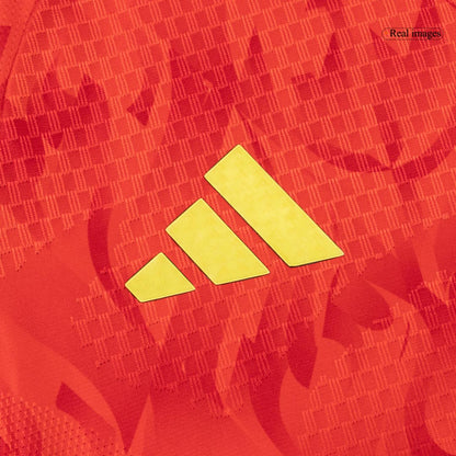 Jogador DE BRUYNE #7 Belgium Casa World Cup Futebol Camisas 2026 Vermelho