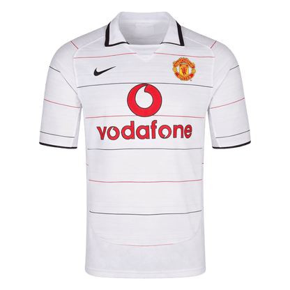 Retrô Manchester United Fora Camisa 2004/06 Branco