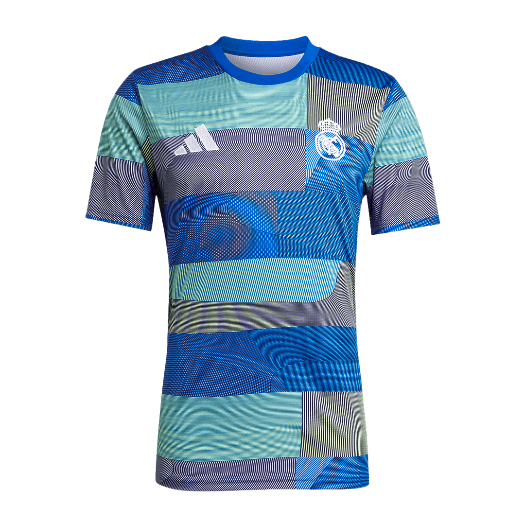 Real Madrid Pré-Jogo Futebol Camisa 25/26 Azul