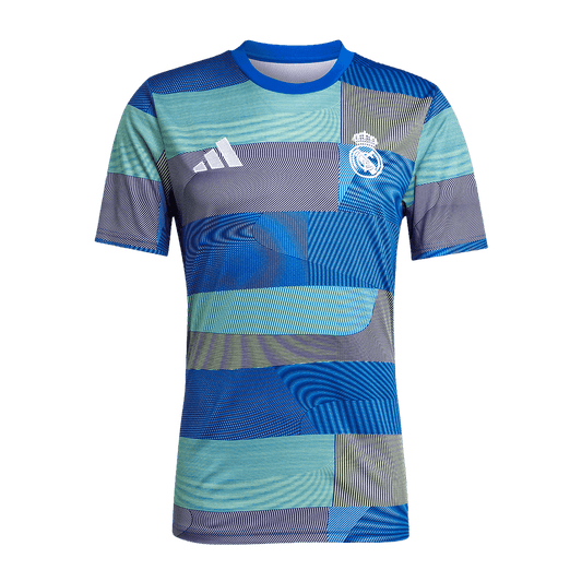 Real Madrid Pré-Jogo Futebol Camisa 25/26 Azul