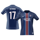 【Super Qualidade】VITINHA #17 PSG
 Casa Futebol Camisa 2025/26 Marinha