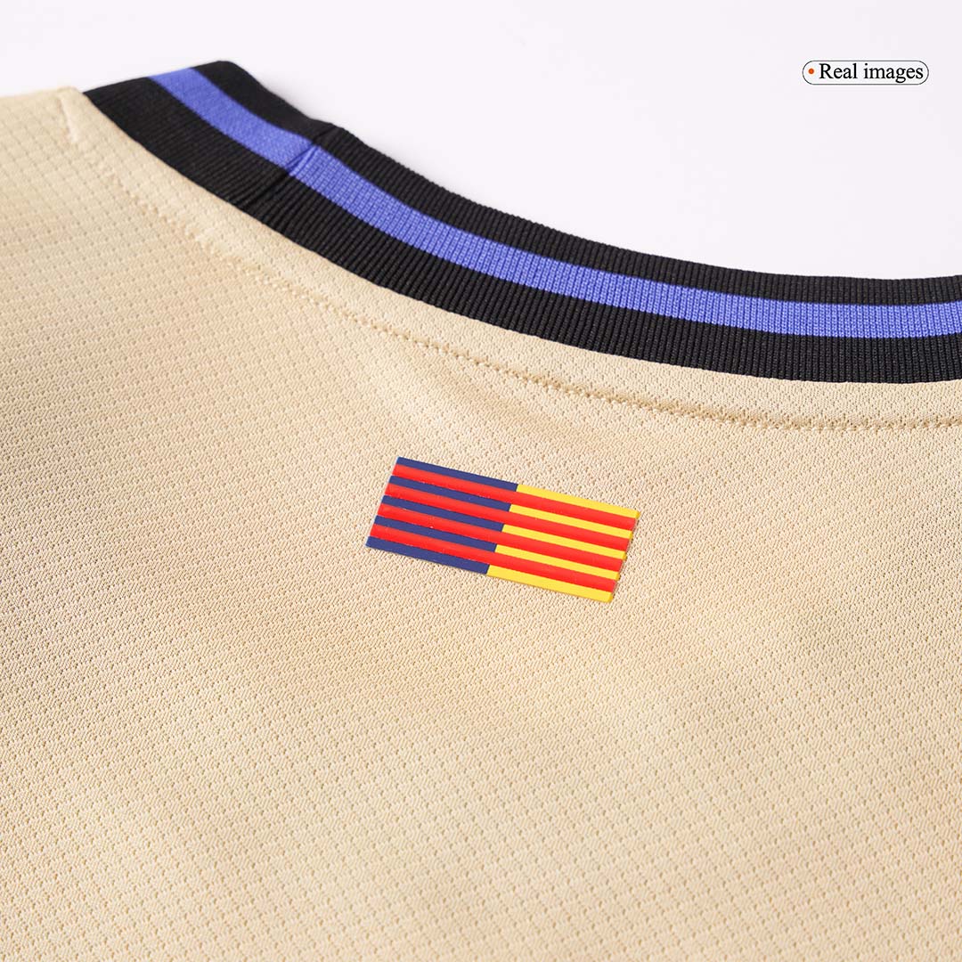 LAMINE YAMAL #10 Barcelona Fora Camisa 2025/26- Amarelo