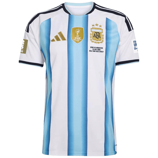 Versão do Jogador Argentina Casa Copa do Mundo Futebol Camisas 2026