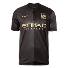 Retrô Manchester City Fora Camisa 2013/14 Preto