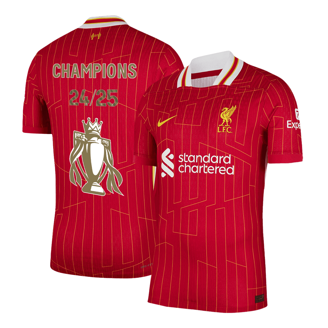 Camisola de futebol Liverpool Home Champions 24/25 - Versão Jogador