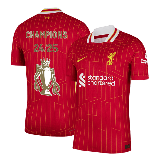 Camisola de futebol Liverpool Home Champions 24/25 - Versão Jogador