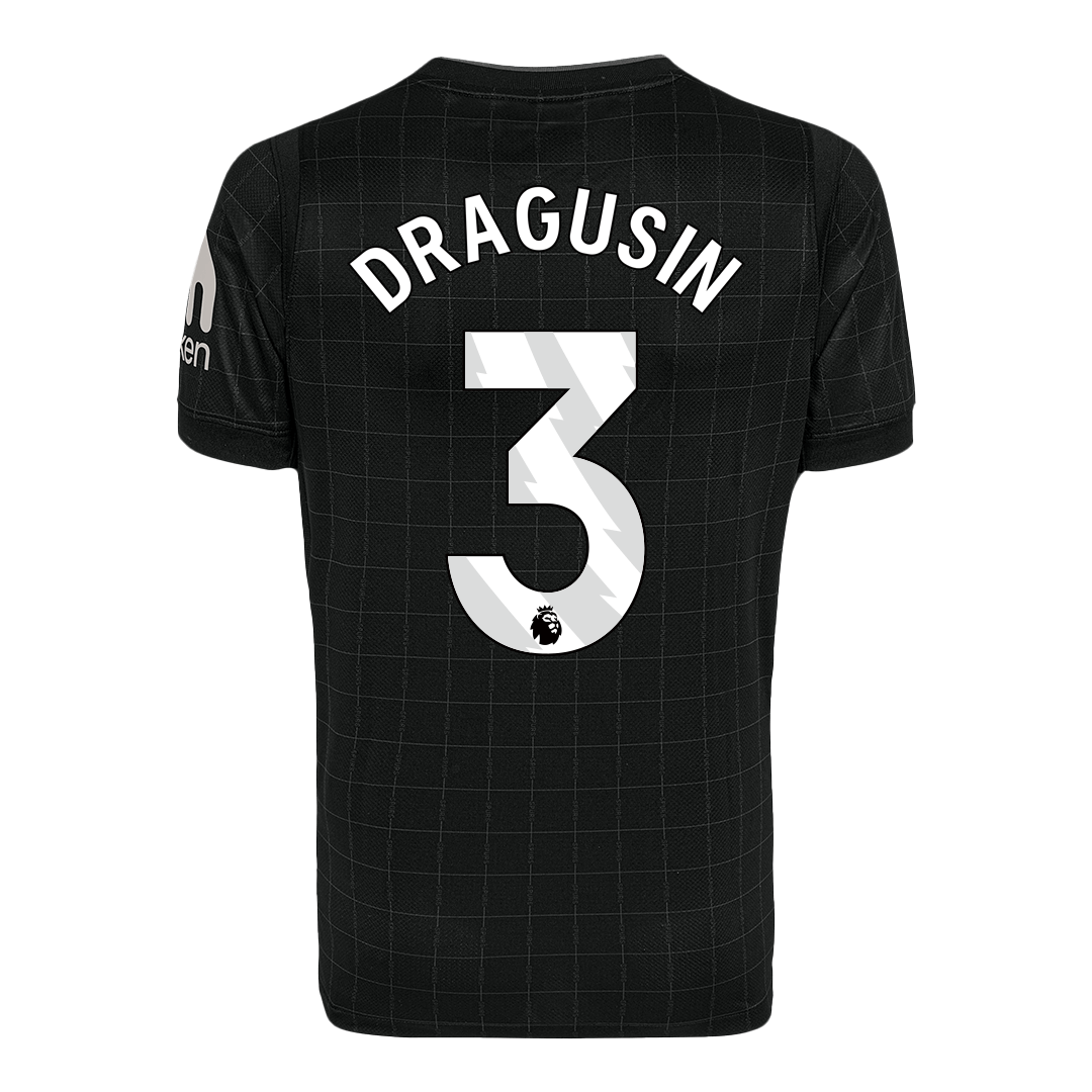 DRAGUSIN #3 Tottenham Hotspur Fora Camisa 2025/26 Preto