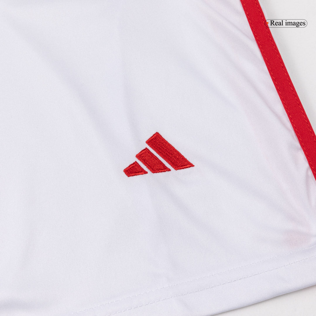 Benfica Infantil 
 Fora Terceira Futebol Camisa 2025/26 Branco