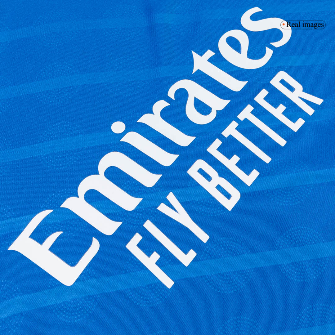 Real Madrid Infantil 
 Fora Terceira Futebol Camisa Conjunto (Camisa+Shorts+Meias) 2025/26 Azul