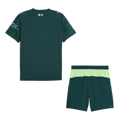 Manchester City 
 Quarta Camisa Conjunto(Camisa+Calções) 2025/26 Verde