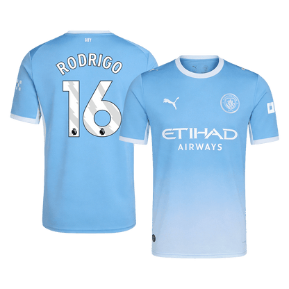 RODRIGO #16 Manchester City Casa Camisa 2026/27 Azul
