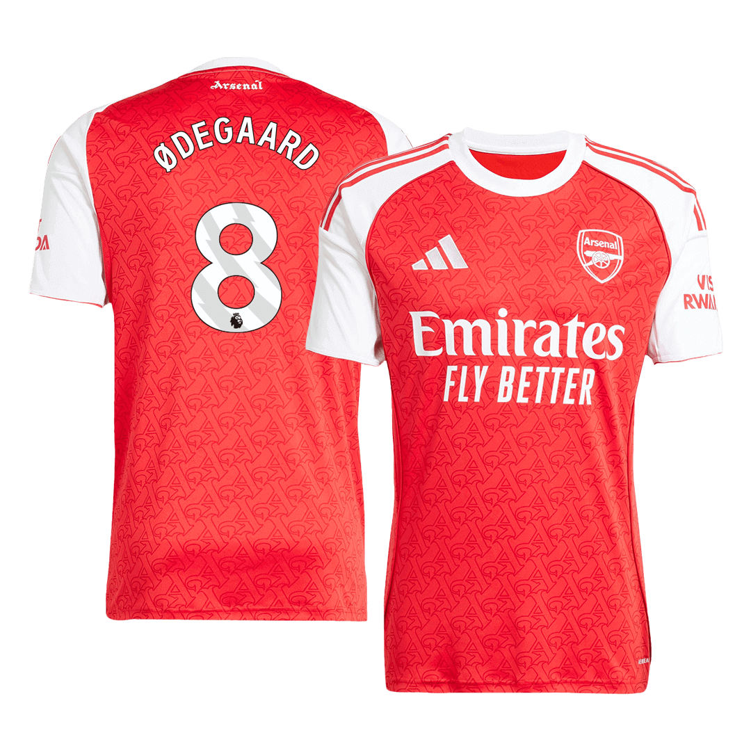 Camisola Homem Arsenal ØDEGAARD #8 Home Soccer 2025/26