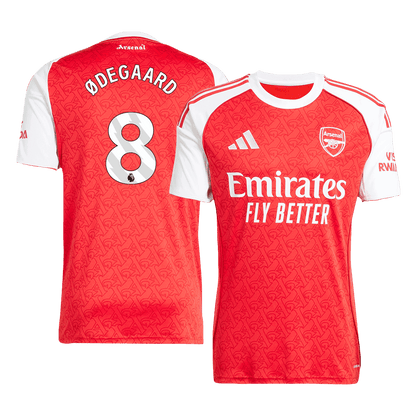 Camisola Homem Arsenal ØDEGAARD #8 Home Soccer 2025/26