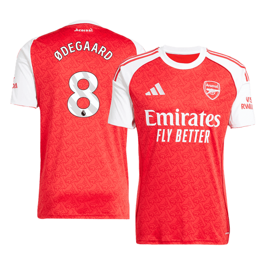 Camisola Homem Arsenal ØDEGAARD #8 Home Soccer 2025/26
