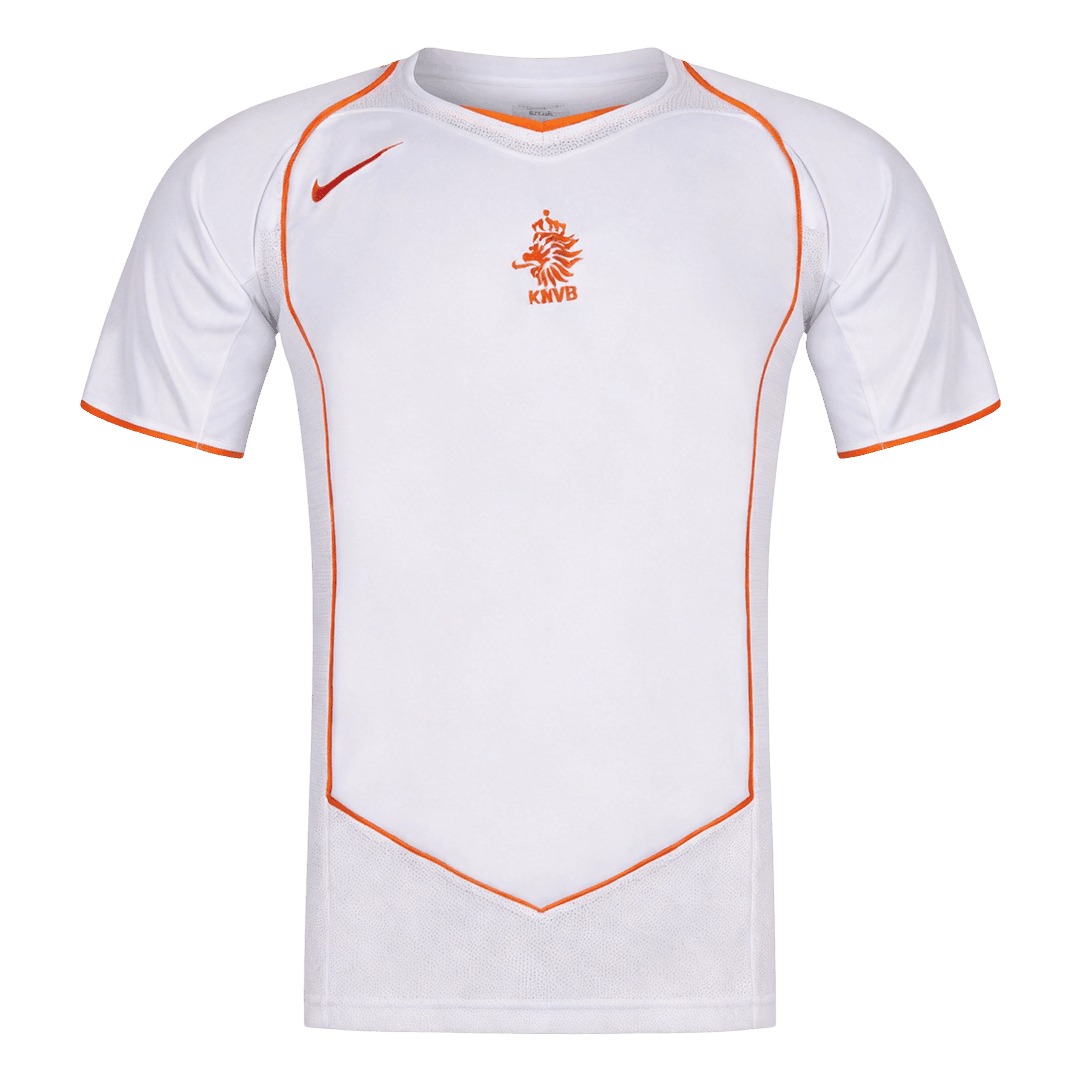 Retrô Netherlands Fora Camisa 2004 Branco