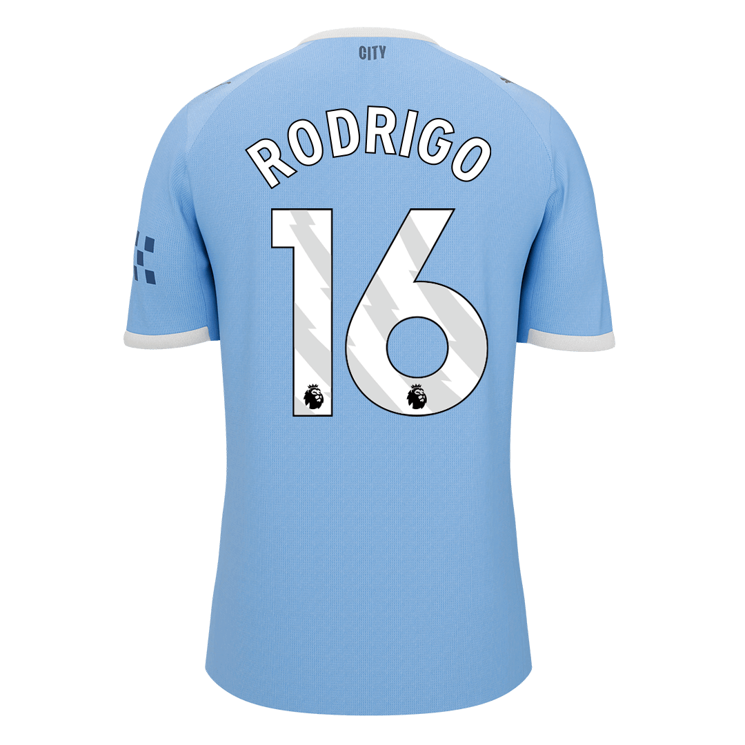 【Super Qualidade】RODRIGO #16 Manchester City
 Casa Futebol Camisa 2025/26 Azul