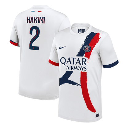 HAKIMI #2 PSG Fora Camisa 2025/26 Branco