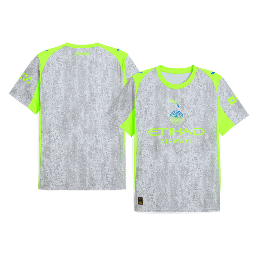 Manchester City 
 Fora Terceira Camisa Conjunto(Camisa+Calções+Meias) 2025/26