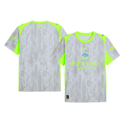 Manchester City 
 Fora Terceira Camisa Conjunto(Camisa+Calções+Meias) 2025/26
