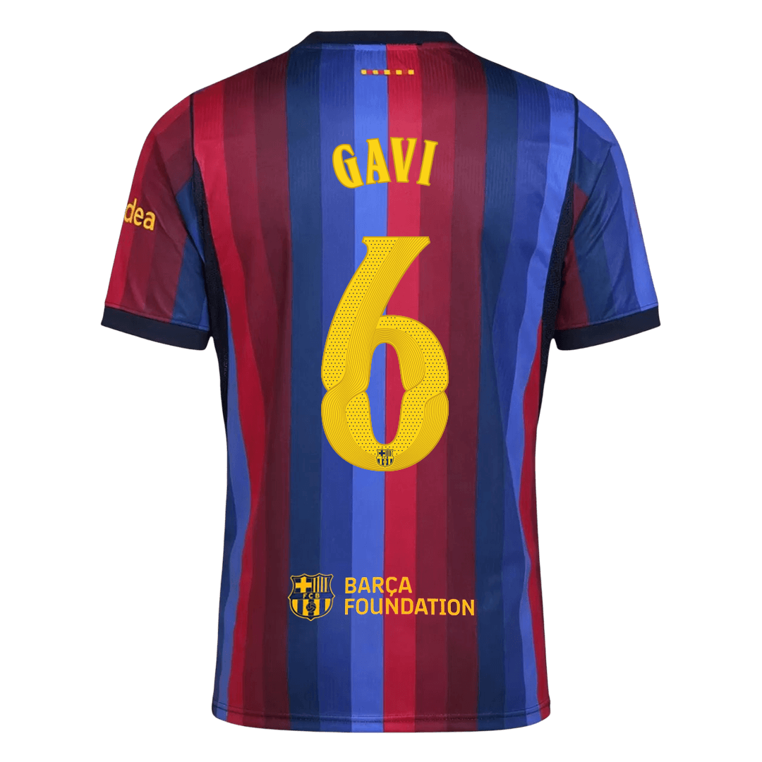 GAVI #6 Barcelona Casa Camisa 2026/27 UCL