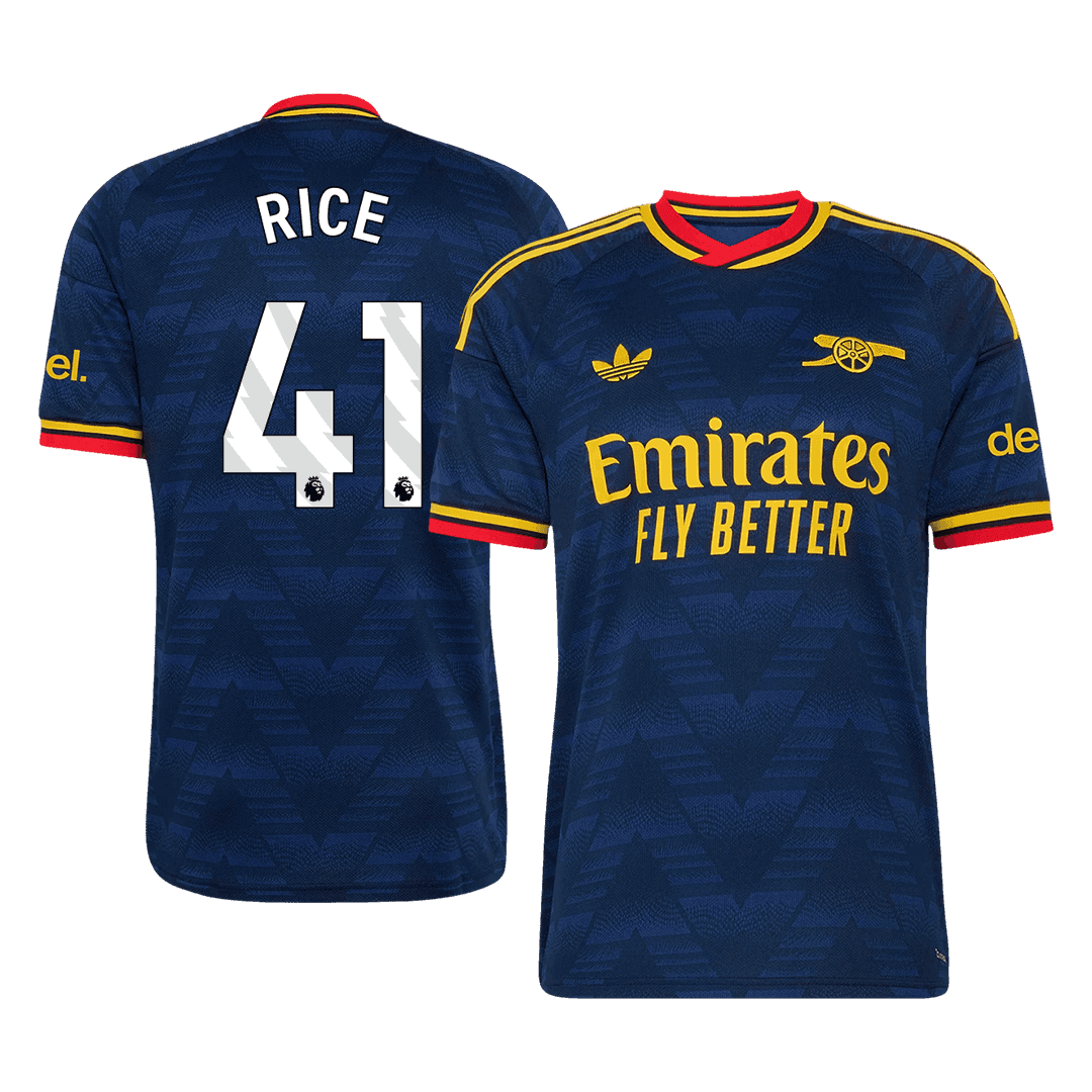 RICE #41 Arsenal Fora Camisa 2026/27 Azul