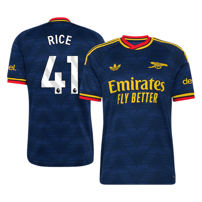 RICE #41 Arsenal Fora Camisa 2026/27 Azul