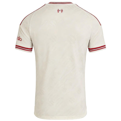 Versão do Jogador Liverpool Fora Futebol Camisas 2026/27 Branco