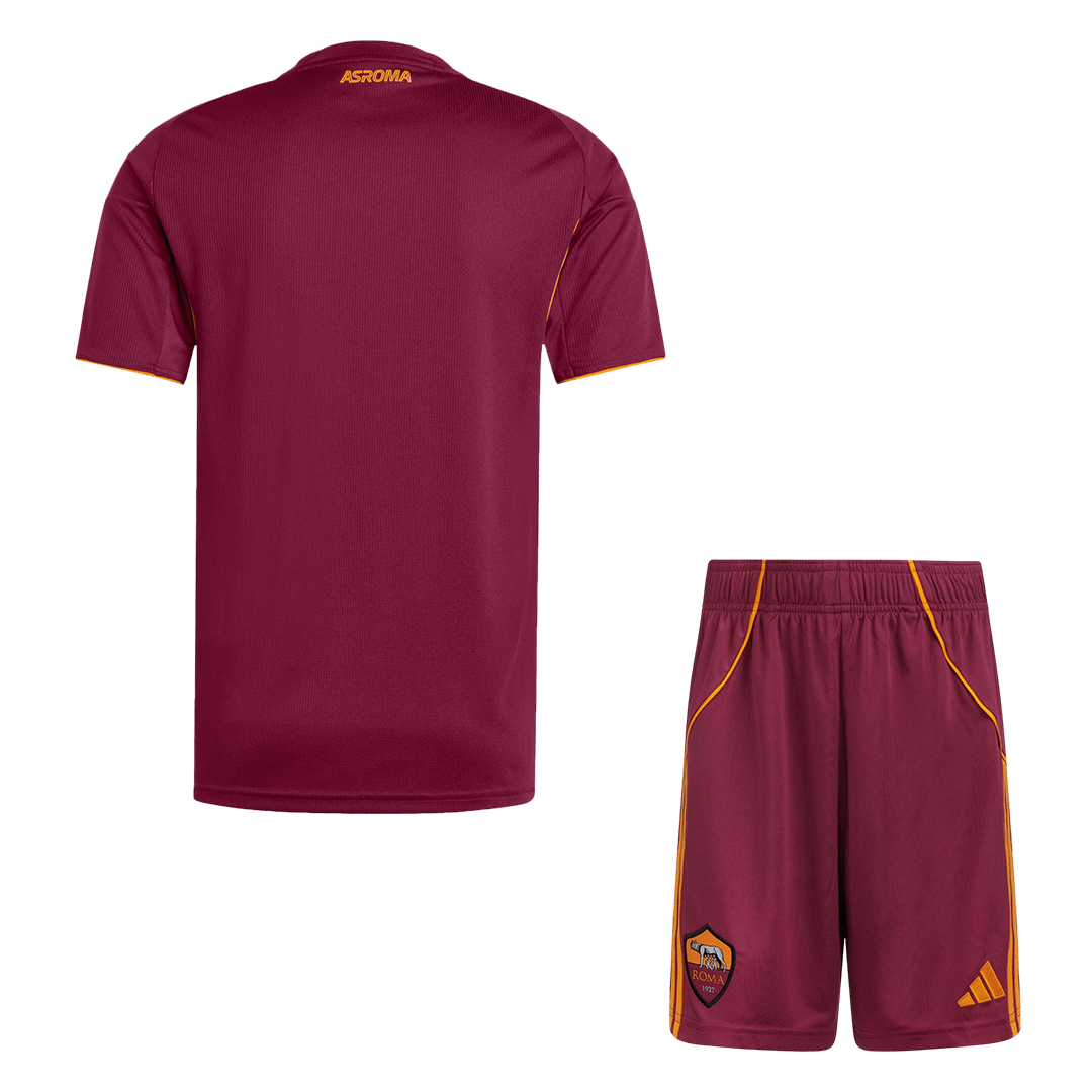 Roma Casa Camisa  Conjunto(Camisa+Calções) 2025/26 Vermelho