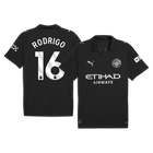 RODRIGO #16 Manchester City Fora Camisa 2025/26- Preto