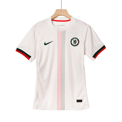 Autêntico ESTÊVÃO #41 Chelsea Fora Futebol Camisas 2025/26 Branco