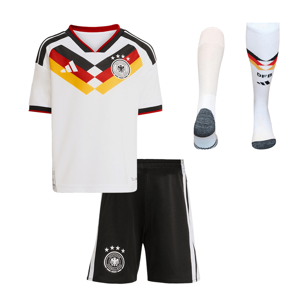 Germany Infantil 
 Casa World Cup Futebol Camisa Conjunto (Camisa+Shorts+Meias) 2026 Branco