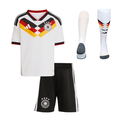Germany Infantil 
 Casa World Cup Futebol Camisa Conjunto (Camisa+Shorts+Meias) 2026 Branco