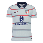 Versão do Jogador Atletico Madrid Terceira Futebol Camisas 2026/27 Cinza