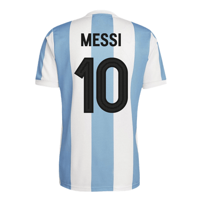 Camisola de futebol MESSI #10 Argentina personalizada 2024 50th aniversário